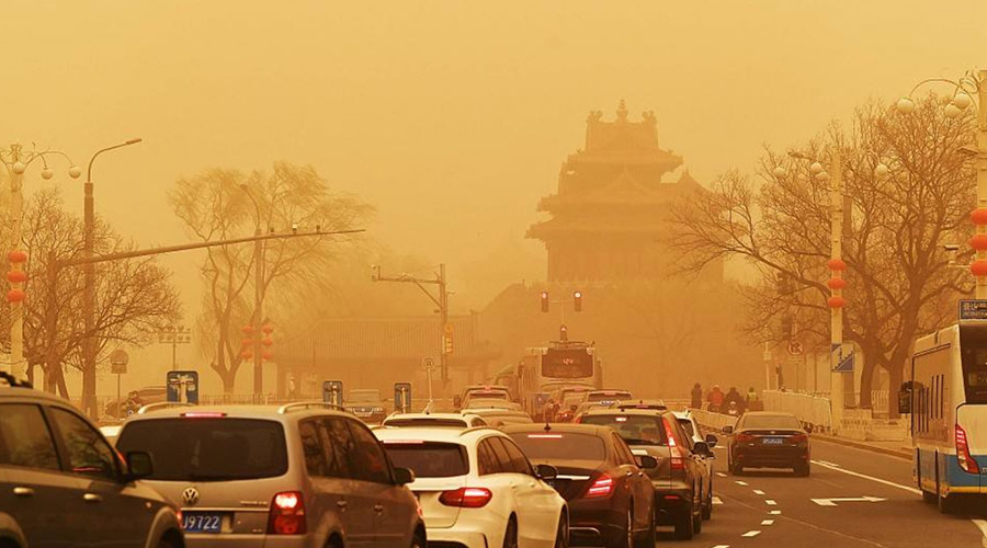 北方今年首場沙塵來襲！沙塵暴下衣服干衣機(jī)的干衣優(yōu)勢