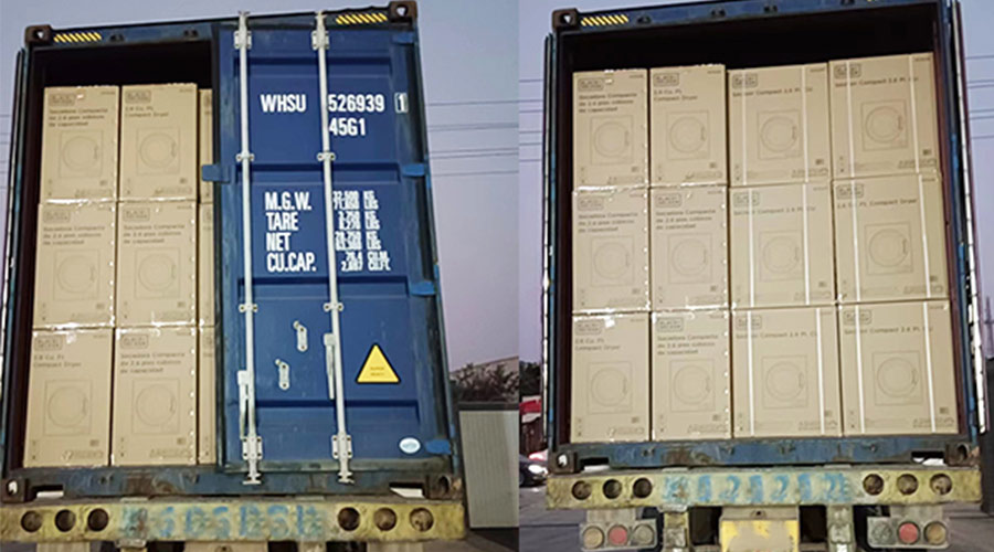 不分晝夜！完成客戶(hù)滾筒衣服烘干機(jī)發(fā)貨是職責(zé)所在