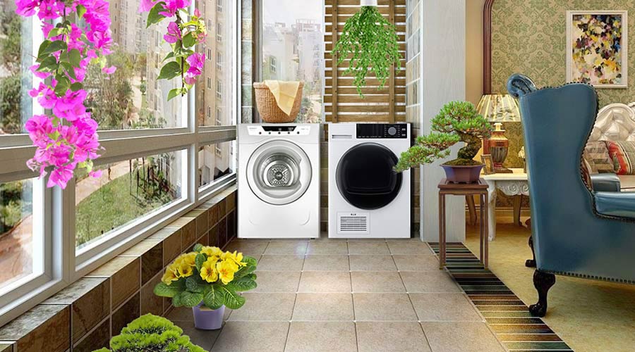 家居陽臺晾曬衣物不干怎么辦，衣物烘干機來解決！