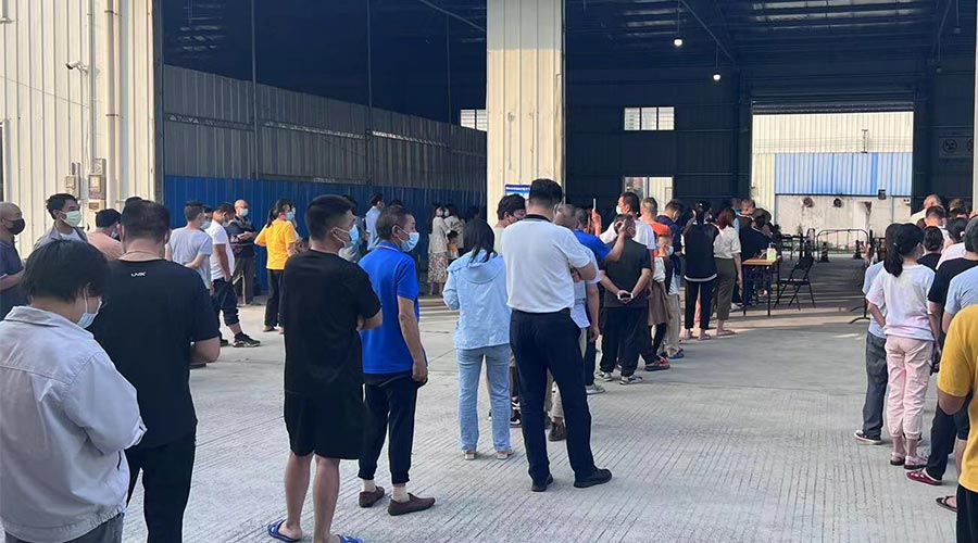 支援防疫是責(zé)任！金環(huán)電器助力鶴山核酸檢測(cè)