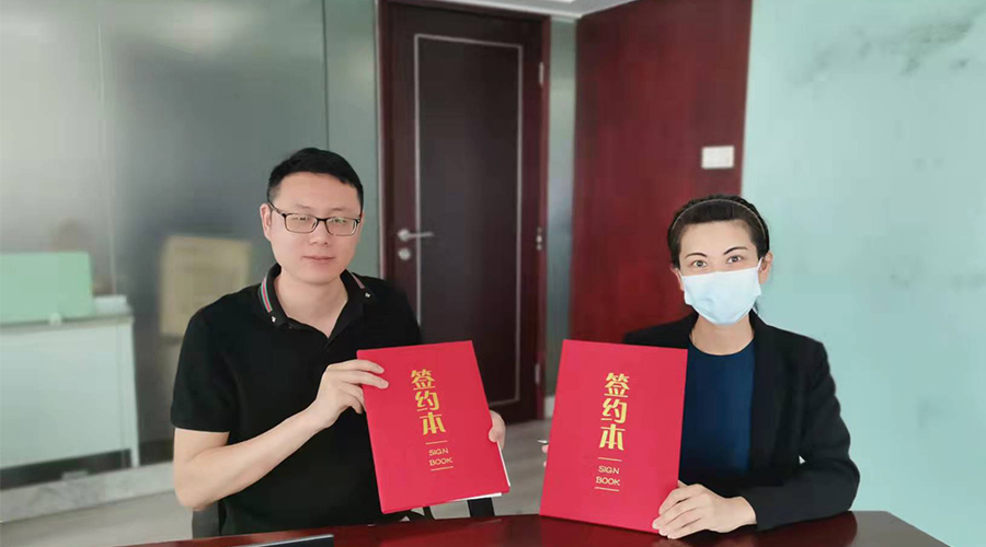 祝賀！金環(huán)電器與寧波某品牌電商客戶再次合作，簽約成功！