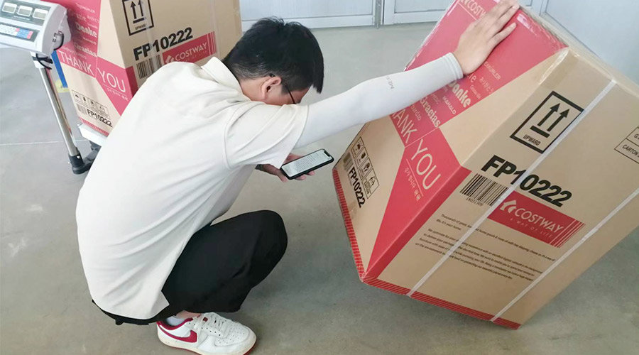 實況直擊！客戶北美COSTWAY開展衣物烘干機驗貨