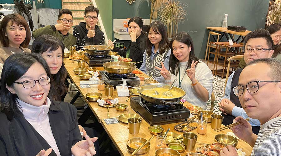 寒冬暖心！金環(huán)電器銷售部組織火鍋團(tuán)建沖刺2022