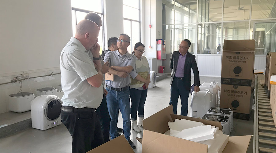 搶訂單 拼合同！金環(huán)電器積極推進(jìn)滾筒衣服烘干機(jī)訂單增長